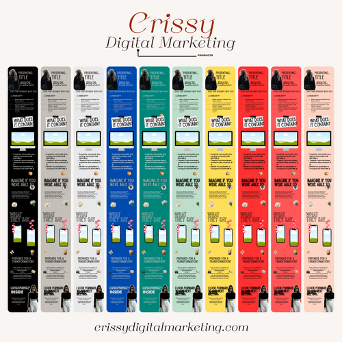 Customizable Stan Store & Beacons AI Canva Template — Bilingual Personal Store Design Kit (English & Spanish) | 30 Color Variations Digital Guide